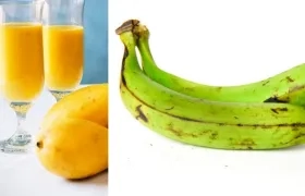 El estudio encontró que el mango y el plátano que no están totalmente maduros contienen una mayor cantidad de almidón resistente.