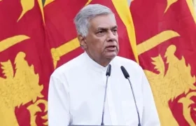 El primer ministro de Sri Lanka, Ranil Wickremesinghe.
