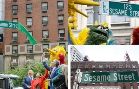 Sesame Street está en la icónica avenida Broadway, en el oeste de Manhattan.