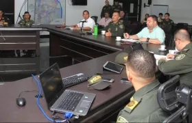 Comité de Orden Público en Barranquilla.