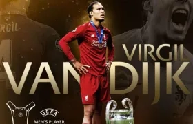 Virgil van Dijk, defensa del Liverpool.