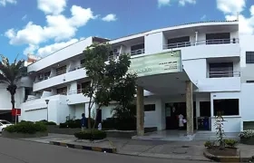 Fachada de la Clínica La Asunción de Barranquilla.