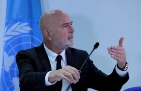 El relator especial de la ONU Michel Forst. 