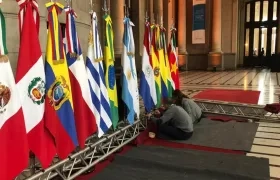 Bastidores de Cumbre de Santa Fe- Mercosur.