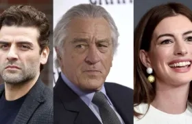  Óscar Isaac, Robert de Niro, Anne Hathaway.