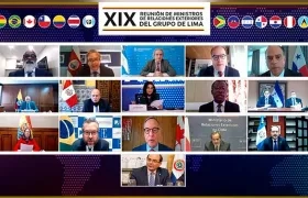 Grupo de Lima emitió declaración conjunta.