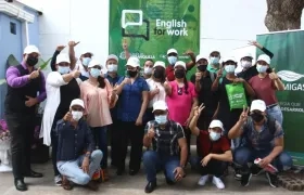 Participantes del programa ‘Inglés para el trabajo’ de la Alcaldía de Barranquilla.