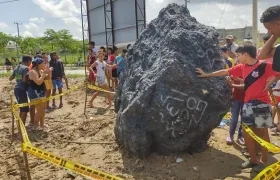 El “meteorito” en Villas de San Pablo