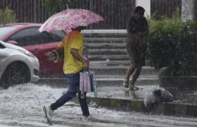 Lluvia en Barranquilla.