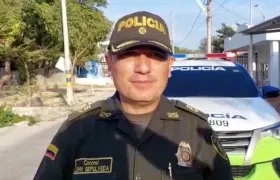 Coronel John Sepúlveda, subcomandante de la Policía Metropolitana. 
