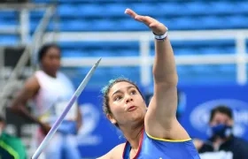 Valentina Barrios, atleta del Atlántico. 