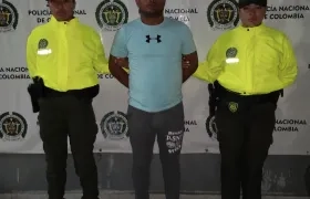 Luis Guillermo Pérez Ortega capturado por la Policía. 