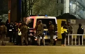 Policia de Hamburgo, Alemania, en el epicentro del tiroteo.