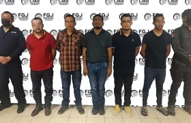 Los cinco capturados en Tamaulipas.