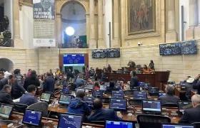 Congreso de Colombia en la aprobación del PND.