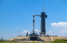 Nave de la tripulación SpaceX Dragon Freedom.