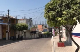Calle del municipio de Santa Rosa del Sur en Bolívar.