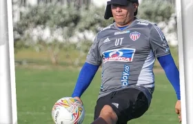 Utilero del Club Atlético Junior, Leider Frías.