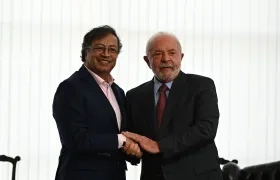 Gustavo Petro, Presidente de Colombia, y Luiz Inácio Lula da Silva, presidente de Brasil.