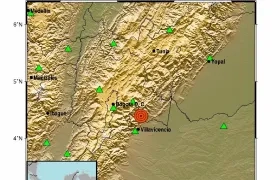 Nuevo temblor en Colombia