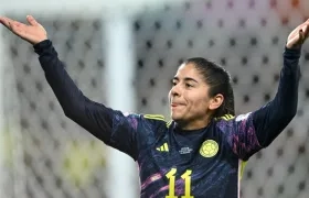 La delantera colombiana Catalina Usme.