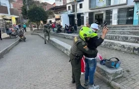 Imagen de referencia de un operativo de la Policía en Marinilla, Antioquia
