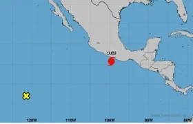 Lugar donde se encuentra el huracán Otis en el Océano Pacífico Mexicano. 