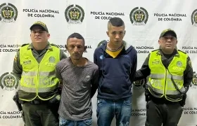 Esteban Pacheco Arrieta y Miguel Mejía Hernández, los capturados