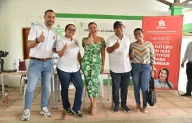 La directora del Sena regional Atlántico, Jacqueline Rojas Solano, encabezó  el evento en Palmar de Varela. 