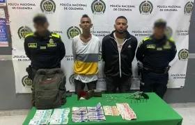 Los 3 hombres capturados por la Policía.