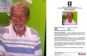 Julián Figueroa Peña, abuelo desaparecido. 