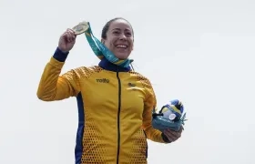 Mariana Pajón ganó la medalla de oro en los Juegos Panamericanos de Santiago 2023. 