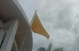 Hay bandera amarilla para las embarcaciones en Cartagena. 