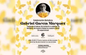 Homenaje a Gabriel García Márquez en el Hotel San Nicolás.