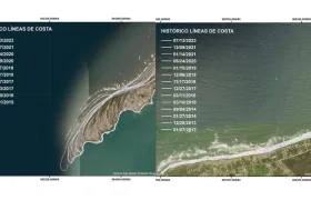 Erosión costera en playas del Atlántico. 