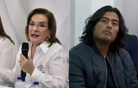 Procuradora Margarita Cabello y Nicolás Petro Burgos.