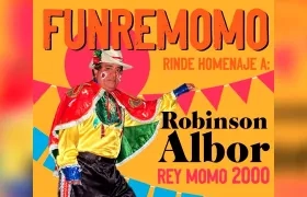 Robinson Albor es conocido como el ‘Rey Momo del Siglo’.
