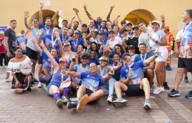 Los participantes y ganadores de la 5K de Cartagena