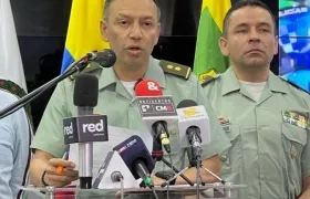 General Hebert Benavidez, comandante de la Policía Metropolitana.