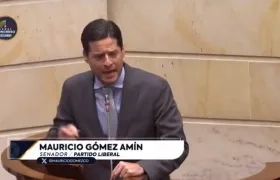 El senador Mauricio Gómez