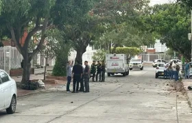 Barrio Santa Ana donde se registró el doble crimen. 