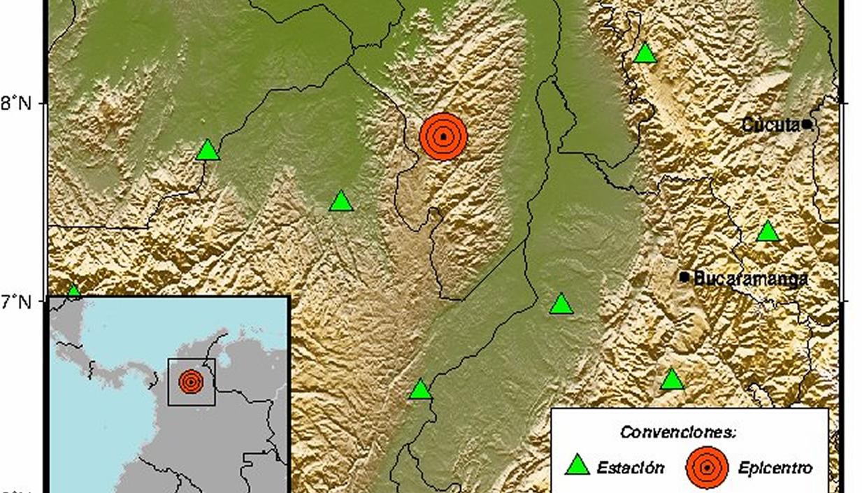 El temblor fue localizado a 35 kilómetros del municipio de Santa Rosa