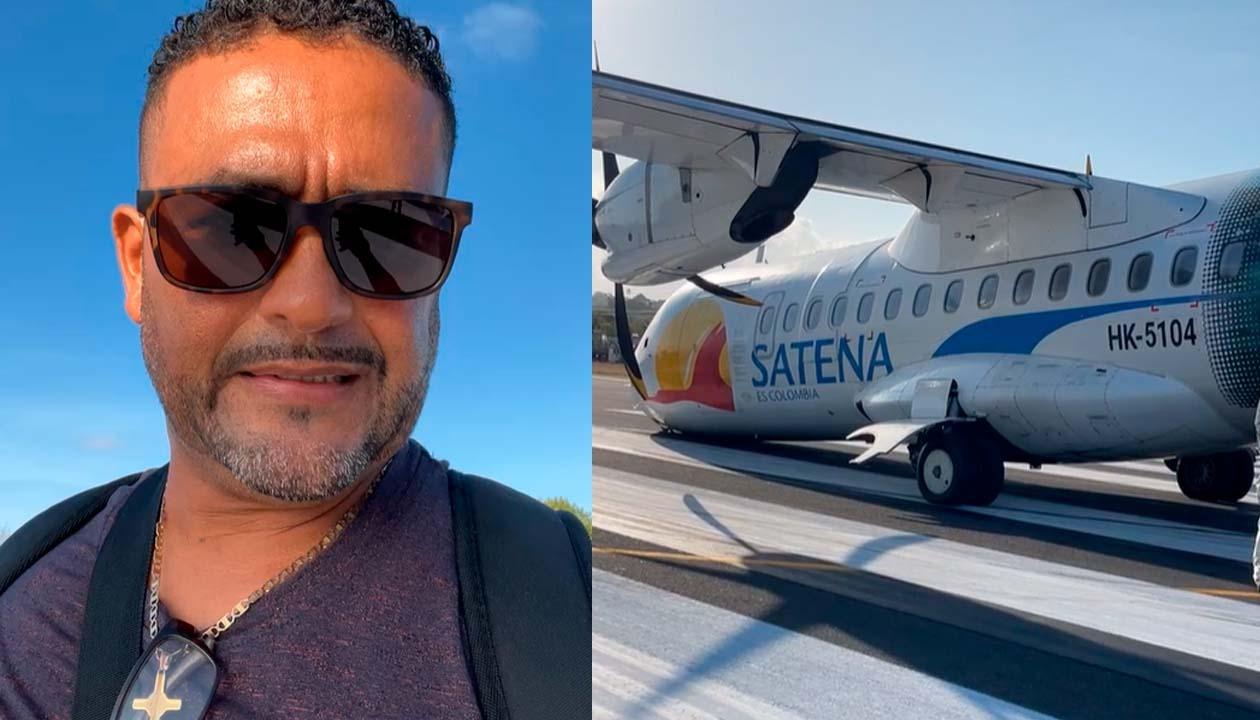 El músico y catedrático Johan Peñaloza iba en el avión de Satena que quedó en la pista de San Andrés