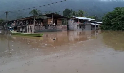 Muchas casas han quedado totalmente inundadas.