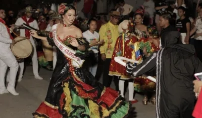 María Alejandra Borrás, reina del Carnaval del Atlántico 2018.