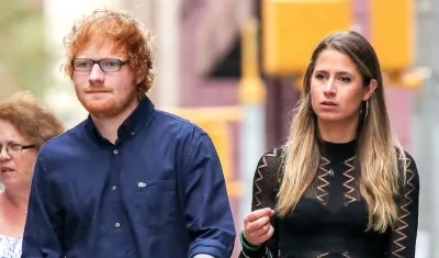 Ed Sheeran y su novia Cherry Seaborn.