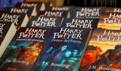 Portadas de los libros de Harry Potter.