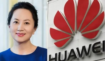 Meng Wanzhou, hija del fundador del Huawei. 