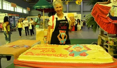 La presidenta de la Cruz Roja del Atlántico Patricia Maestre de Celia.