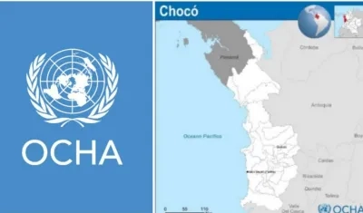OCHA  cifró en 656 los indígenas desplazados en Chocó.